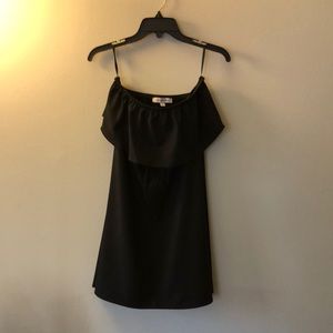 The Vanity Room Strapless Black Minidress Size XS